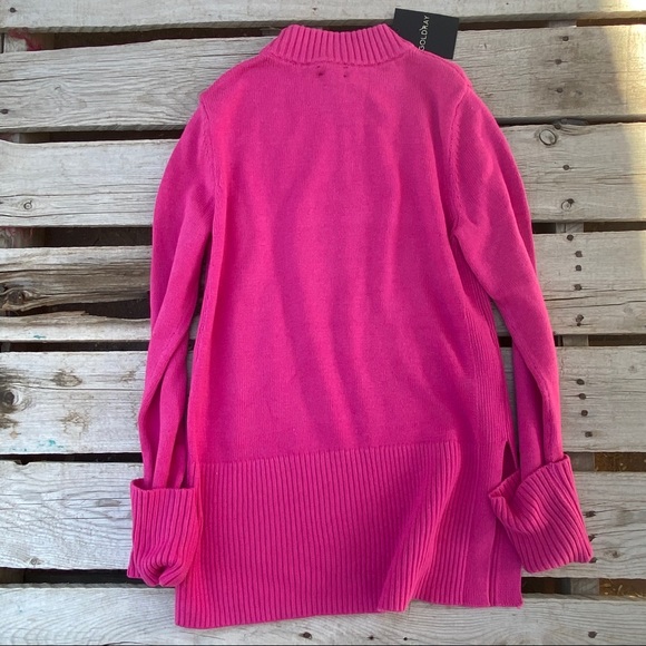 NWT GOLD RAY pink sweater regular - Picture 4 of 7